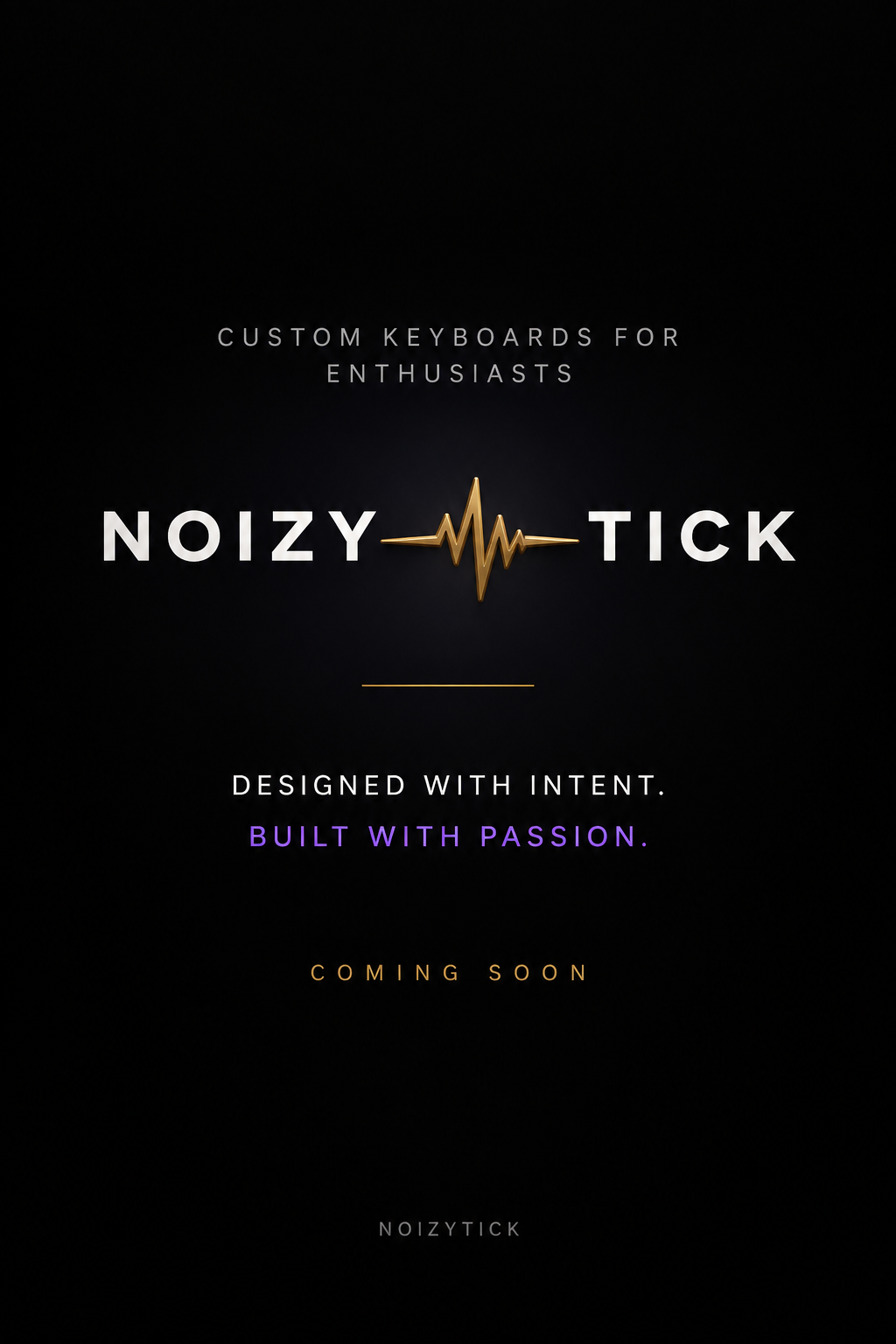 NoizyTick — Coming Soon